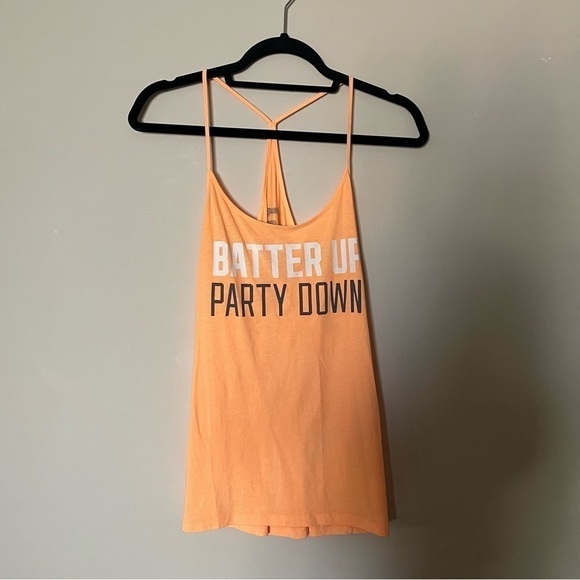 Victoria's Secret PINK Orange SF Giants Baseball Tanks - Picture 1 of 6